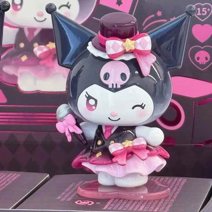 Sanrio Kuromi Sparkling Idol Series Blind Box Cute Anime Figure Mystery Box Kuromi Doll Collect Desktop Decor Surprise Gift Toys