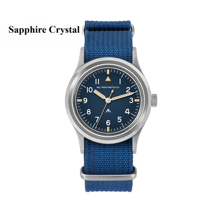 Militado ML14 36mm Watch VH31 Sweep Second Quartz Movement Watch Sapphire Crystal Super Luminous BGW9 C3 100m Waterproof Watches