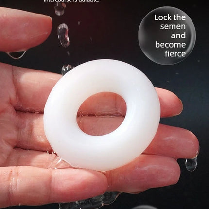 Finger Condom, Cock Ring & Penis Head Sleeve Set - Clitoris Massager, Reusable Multi-Function Adult Sex Toys for Couples