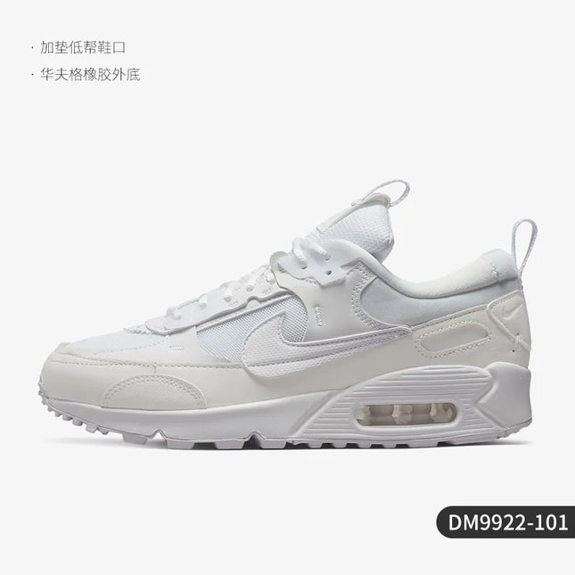 Nike Official Air Max 90 Futura Men's and Women's Air Cushion Sports Shoes DM9922-101