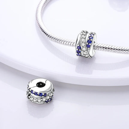 925 Silver Clasp Clip Spacer Stopper Beads Charms & Safety Chain  Clasp Charm Bead Fit Original Bracelet DIY Jewelry