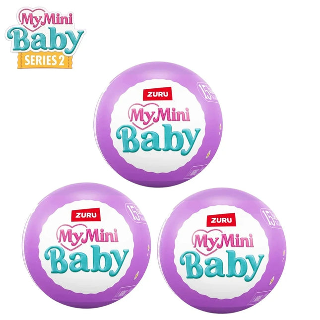 Zuru My Mini Baby Mystery Surprise Capsule Series 2 Collectible Miniature Novelty Toy 9Cm Diameter For Collection Enthusiasts
