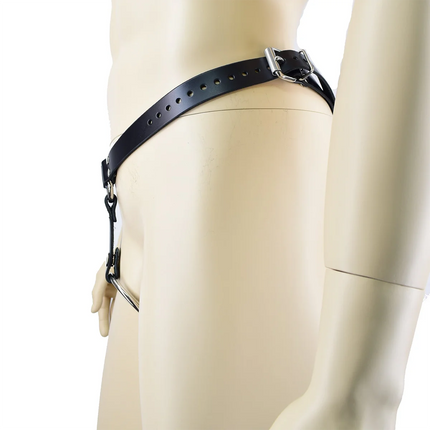 Sexy Leather Butt Plug Bondage BDSM Fetish Sex Toys For Up To 2 Inch Base Size Butt Plugs