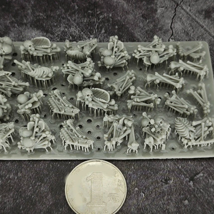 1/35 1/24 Scene Accessories Gravel and Grass Abandoned pipeline Flame effect parts 3D Printing Resin Accessories Fantasy Scene