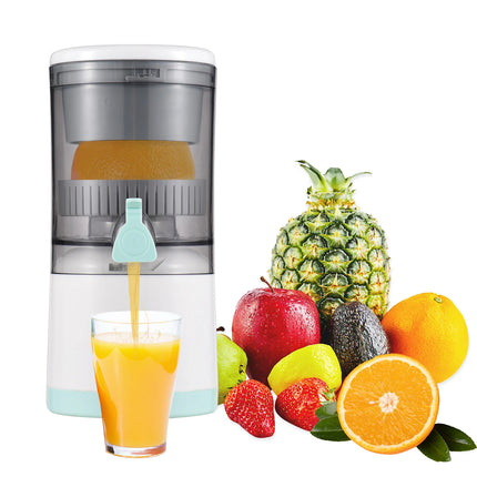 Electric Orange Juice Squeezer Hands Free Portable Citrus Juicer for Orange Lemon Apple Tomato Grape USB Powered