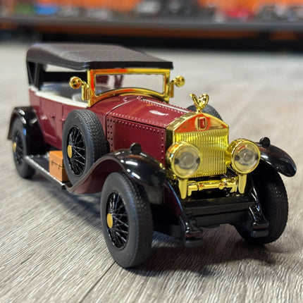 1:32 Rolls Royce Phantom I Alloy Metal Diecast Model Car High Simulation Decoration Display Ornaments With Sound And Light Gifts