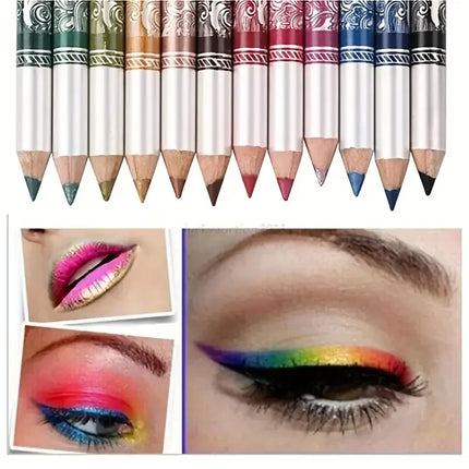 12 Colors Waterproof Lip Liner Set for Smooth and Precise Lip Contouring Long-Lasting Makeup and Bold Lip Definition