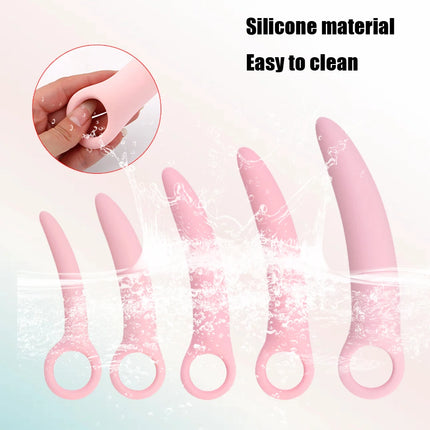 Vaginal dilator vaginal spasm vaginal dilator vaginal plug female anal dilator pink anal plug exerciser male masturbator
