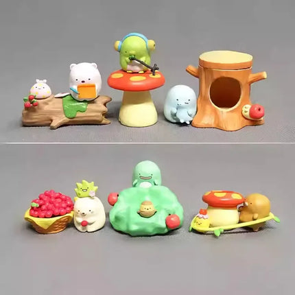 Sumikkogurashi Table Storage Organization Pen Holder Glasses Stand Ornaments Miniature Blind Box Toy Collection Gifts