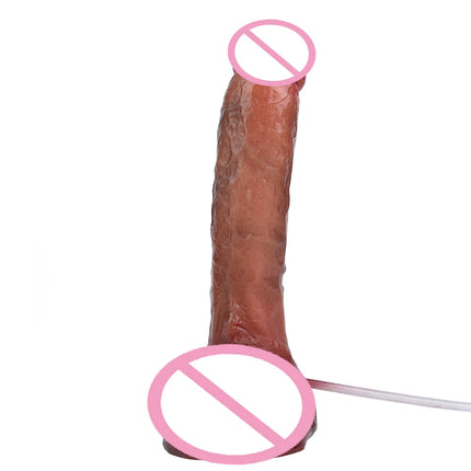 FAAK Lifelike Squirting Penis Silicone Ejaculation Large Realistic Dildo With Sucker Skin Touch Anal Sex Toys For Women