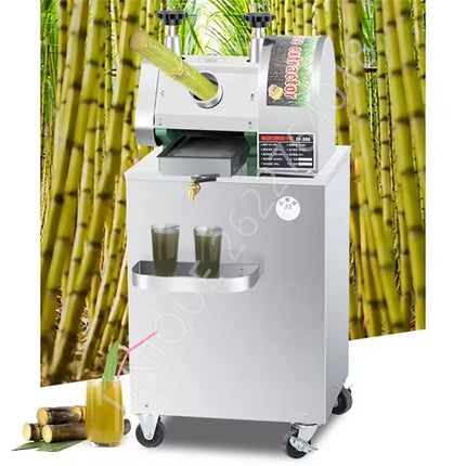 Commercial Stainless Steel Sugarcane Juice Squeezer Automatic Electric Sugar-Cane Press Juice Machine 220v
