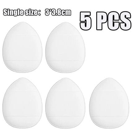 150pcs Mini Finger Puff Foundation Small Air Cushion Powder Sponge Face Concealer BB CC Cream Cosmetic Applicator Makeup Tools