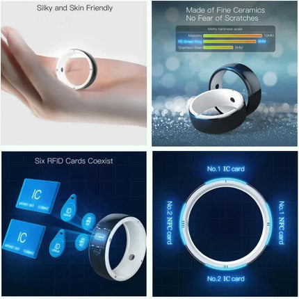 Smart Ring Smart Wearable Device, 125KHZ 13.56MHZ NFC 6 RFID Cards Jakcom R5 Smart Sharing for GPS ID IC IOS Android WP Phones