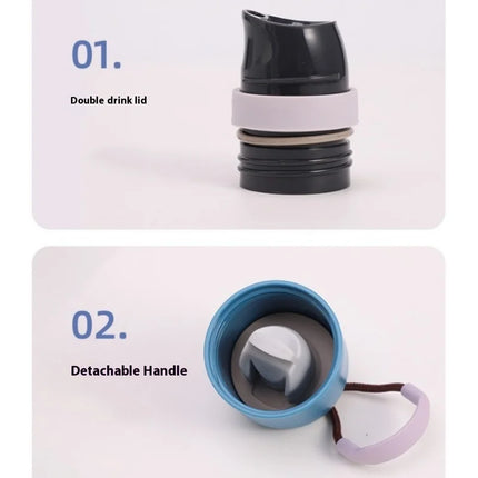 18oz/24oz Portable Thermos Cup Vacuum Cup Stainless Steel Vacuum Flask Cold&Hot Sport Pot Car Cup Travel Mug Insulated Cup