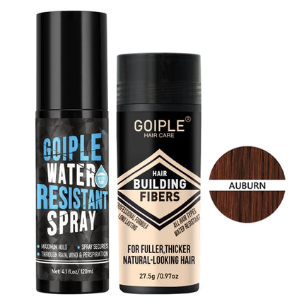 Maximum Hold Hair Fiber Waterproof Spray Hair Building Fibers Perfect for All-Day Wear Fiberhold Spray for Fine or Thinning Hair