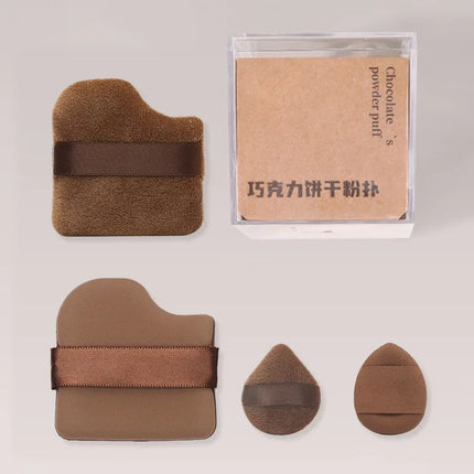 4/6PCS Makeup Blender Puff Air Cushion Foundation Sponge Loose Powder Puffs Cosmetic Applicator Tool Finger Sponge Makeup