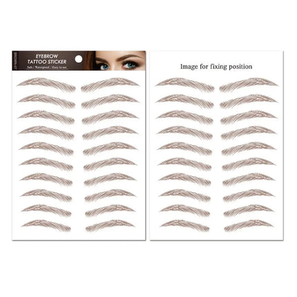 6D Hair Like Eyebrows Stickers Makeup Waterproof Eyebrow Eyebrow Long Natural Hair-liked Authentic Eyebrow Tattoo Sticker