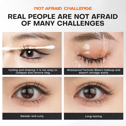Mistine Waterproof Mascara 24-Hour Curling Lifting Lengthening Mascara No Clump Smudge-Proof Black Mascara 5g 1  Count