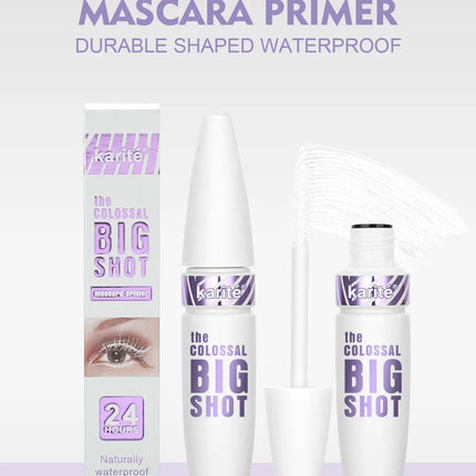 2pcs Long and Curling White Mascara, Water-resistant and Sweat-proof, with No Clumping or Smudging on The Lashes.