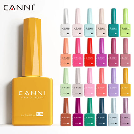 CC8 CANNI 9ml Nail Gel Polish HEMA FREE Summer Nails Color Soak Off UV LED Semi Permanent Smoothy Texture Nail Art Manicure
