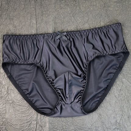 smooth Briefs Silky Men's  Underwear Glossy Sports Men Swimsuit Interior Hombre Panties mens sexy underwear