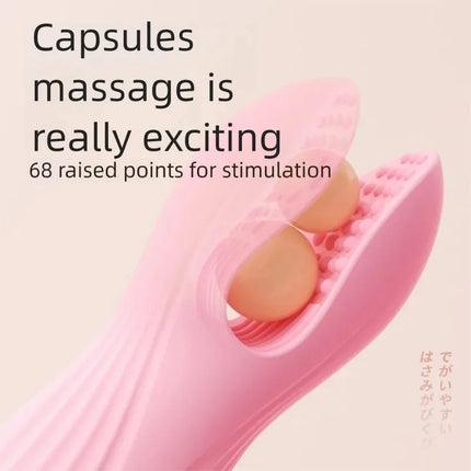 Nipple Vibrator Clamp for Women Breast Massage Nipple Clamp Enhancer Nipple Stimulator Sex Toys Couples Female Adult Supplies