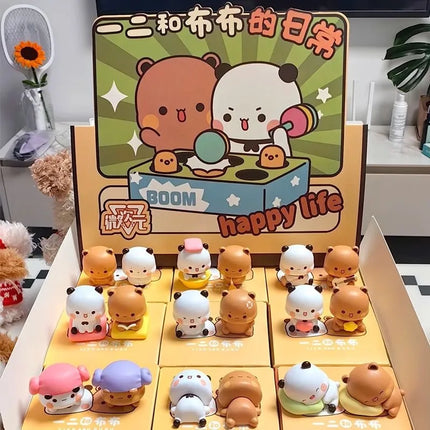 Bubu And Dudu Daily Blind Box Mystery Box Desk Decoration Cute Figure Model Desktop Decoration Collect Kawaii Doll Gift Genuine