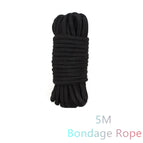 Black 5M Cotton Rope