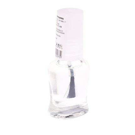 [Y]6ml Health Transparent Top Coat Clear Enhance Glitter Nail Polish Nail Art Armor Oil No-bake Long-lasting Quick-drying Oil