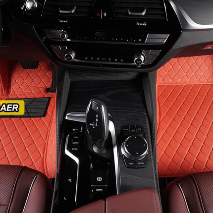 Custom Car Floor Mats For VW Polo Polo-Plus Polo-GTI Auto Carpets Foot Coche Accessorie
