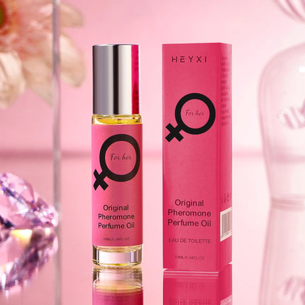 Rose red ladies' rolling fragrance, long-lasting floral fragrance, fresh and natural, suitable for dating, ideal holiday gift