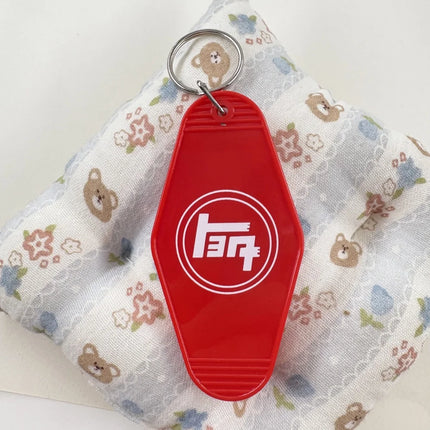Japanese Retro Camping Style Toyoda Keychain Toyota Trend Fuji Subaru Car Interior Decoration Plate Pendant Keychain