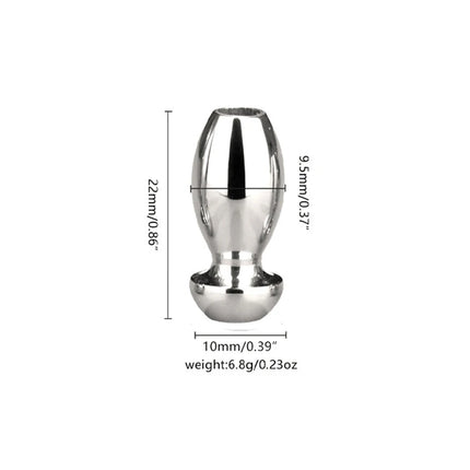 Spindle Smooth Stainless Steel Penis Penis Plug Dilator Cum Thru Cather Urethral Plug Dilator Sounds Cathe Hollow Tube