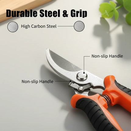 3Pack Stainless Steel Pruning Shears Garden Shears Garden Clippers With Oxford Storage Bag Gardening Tools Scissors