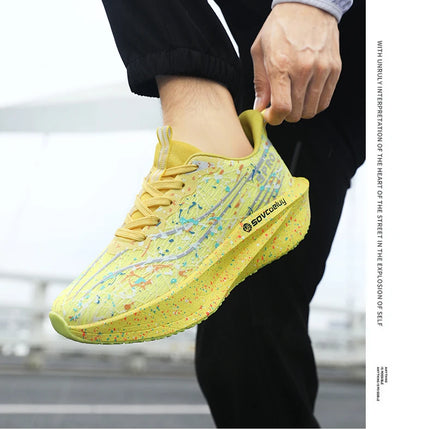 Marathon Men Running Shoes Breathable Outdoor Sports Shoes Lightweight Sneakers for men Comfortable Athletic Training Footwear