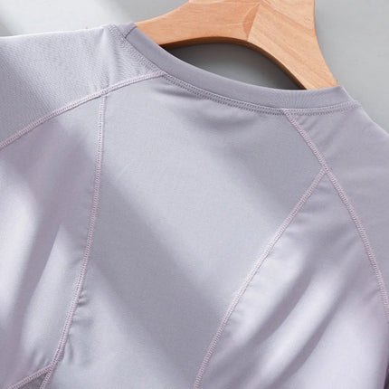 PHIGEER quick dry sport tops for women with short sleeve breathable running shirt lightweight athletic tee for hiking yoga gym