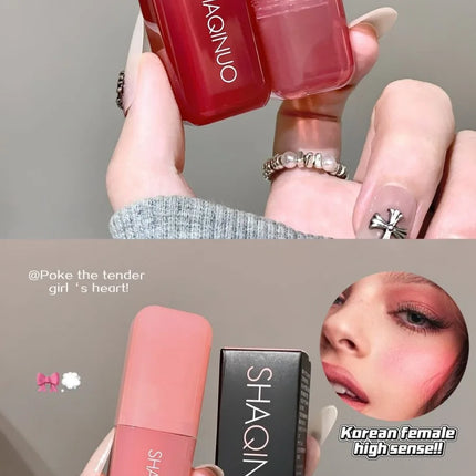 Light Blush Liquid SHAQINUO Moisturizing Mirror Vitality Moisturizing Whitening Brightening Natural Rouge