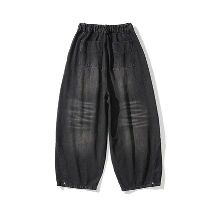 Spring Men Streetwear Denim Pants Men Harajuku Washed Baggy Jeans Men Y2K Fashion Punk Casual High Waist Wide Leg Pants