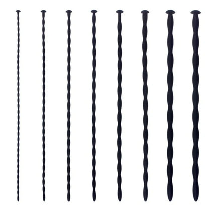 8 Sizes Soft Silicone Urethral Dilator Horse Eye Stick Penis Rod Male Masturbation Blockage Stimulator Catheter Sex Toys for Men
