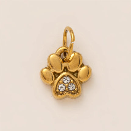 Fashion stainless steel furniture food series DIY pendant accessories gold-plated color preservation