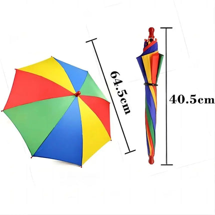 40.5cm Length Magic Umbrella Medium Size Performance Umbrella Magic Trick 10 Colors Close Up Silk To Four Umbrellas