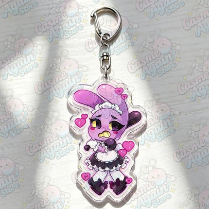 Cute Cartoon Chibi Keychain Accessories Bag Anime Keyrings Jewelry Manga Fans Gifts