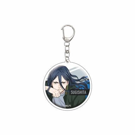 55MM Anime WIND BREAKER Keychain Umemiya Hajime/Nirei Akihiko/Sugashita Kyoutarou Key Chain Acrylic Model Plate Christmas Gifts