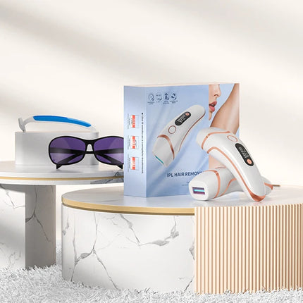 IPL Devices Hair Removal Laser 17J 999900 Light Pulses HR/SC/RA 9 Levels Whole Body Painless Hair Removal Home Use For Men Women