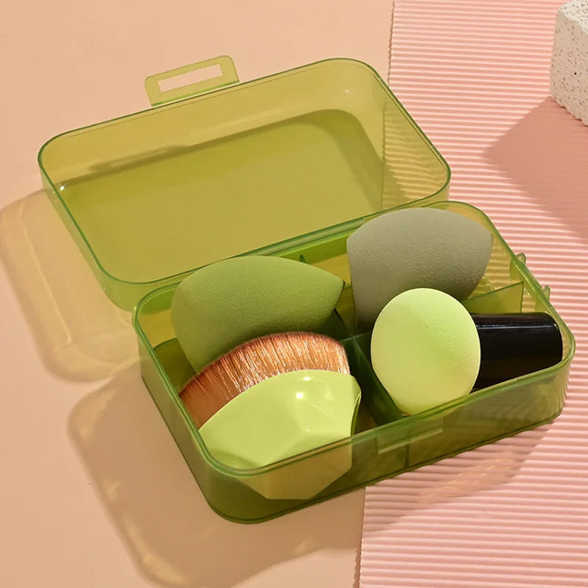Magic Foundation Makeup Brush Set Soft Beauty Blender Gourd Shaped Makeup Sponge Loose Powder Brush Cosmetic Tools Kit