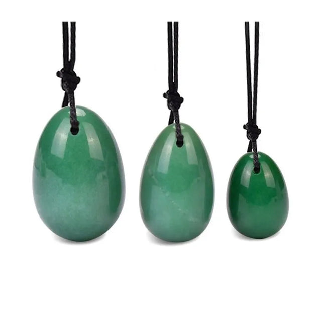 Naturally Rose Quartz Yoni Egg Jade Eggs Women Kegel Exerciser Jade Massager Vaginal Muscles Tightening Ball Crystal Kegel Eggs