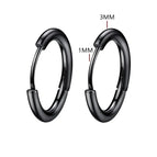 black B 1pair / 12mm
