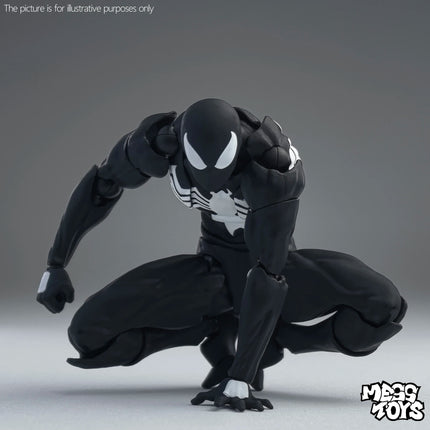 New MessToys Spiderman Figure CT Toys Black Red Spider Man Figurine Mess Toys Action Figure Custom Model Gift Kid Customized Toy