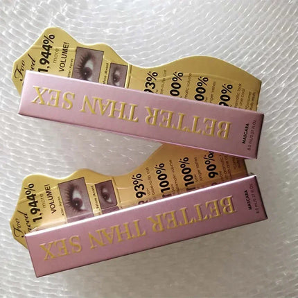 Better Than Sex Mascara make up Big Eyes Nourish Waterproof Sweatproof Bushy Long Volume Pink Aluminum Smooth Makeup 8ml