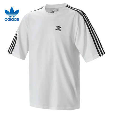 Adidas Originals Men's Oversize Tee - Trefoil Short Sleeve T-Shirt / Adidas Originals Men's Oversize Tee - Trefoil Short Sleeve T-Shirt